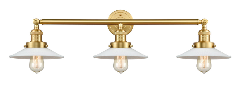 Innovations 205-SG-G1 Three Light Bath Vanity, Satin Gold