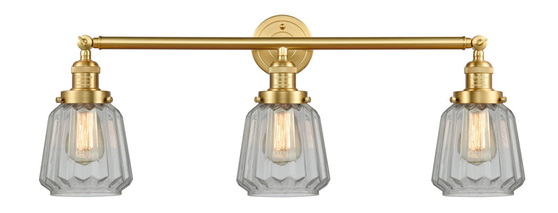 Innovations 205-SG-G142 Three Light Bath Vanity, Satin Gold