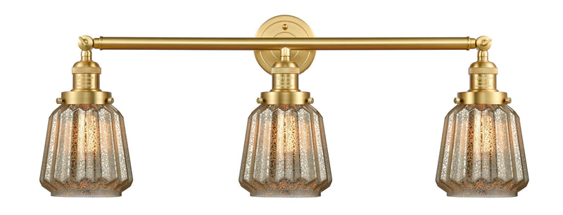 Innovations 205-SG-G146 Three Light Bath Vanity, Satin Gold