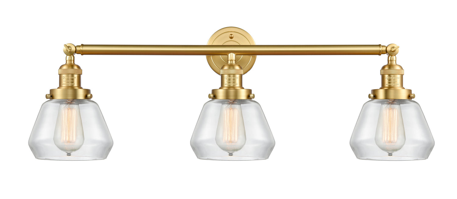 Innovations 205-SG-G172 Three Light Bath Vanity, Satin Gold