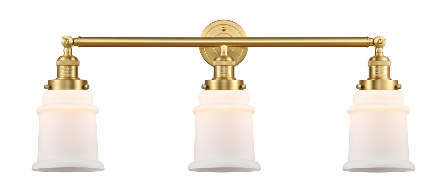Innovations 205-SG-G181 Three Light Bath Vanity, Satin Gold