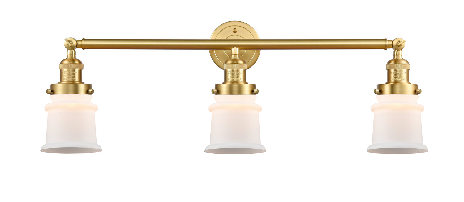 Innovations 205-SG-G181S Three Light Bath Vanity, Satin Gold