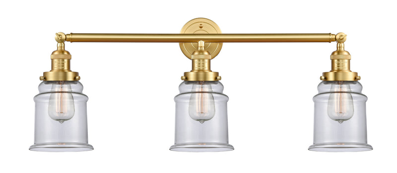 Innovations 205-SG-G182 Three Light Bath Vanity, Satin Gold