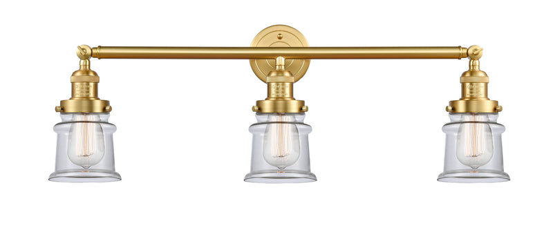 Innovations 205-SG-G182S Three Light Bath Vanity, Satin Gold