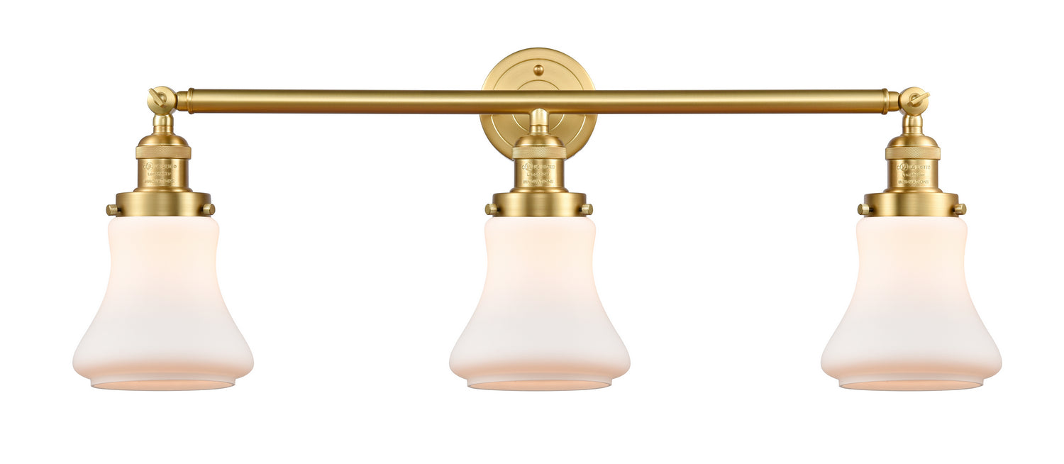 Innovations 205-SG-G191 Three Light Bath Vanity, Satin Gold