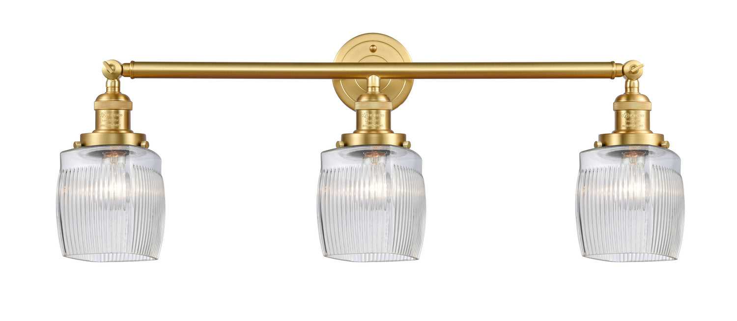 Innovations 205-SG-G302 Three Light Bath Vanity, Satin Gold