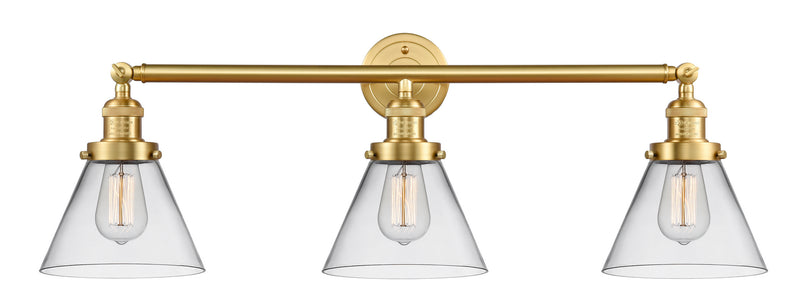 Innovations 205-SG-G42 Three Light Bath Vanity, Satin Gold