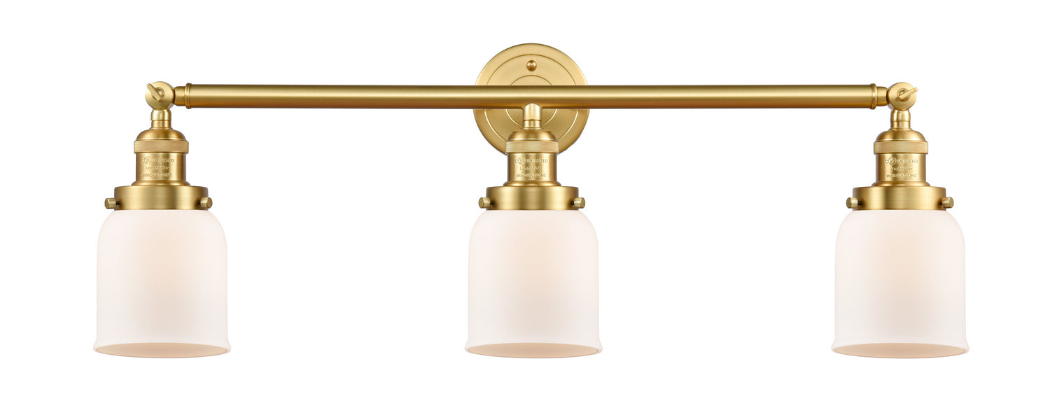 Innovations 205-SG-G51 Three Light Bath Vanity, Satin Gold