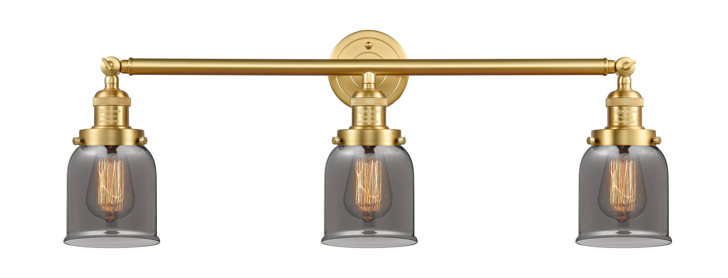Innovations 205-SG-G53 Three Light Bath Vanity, Satin Gold