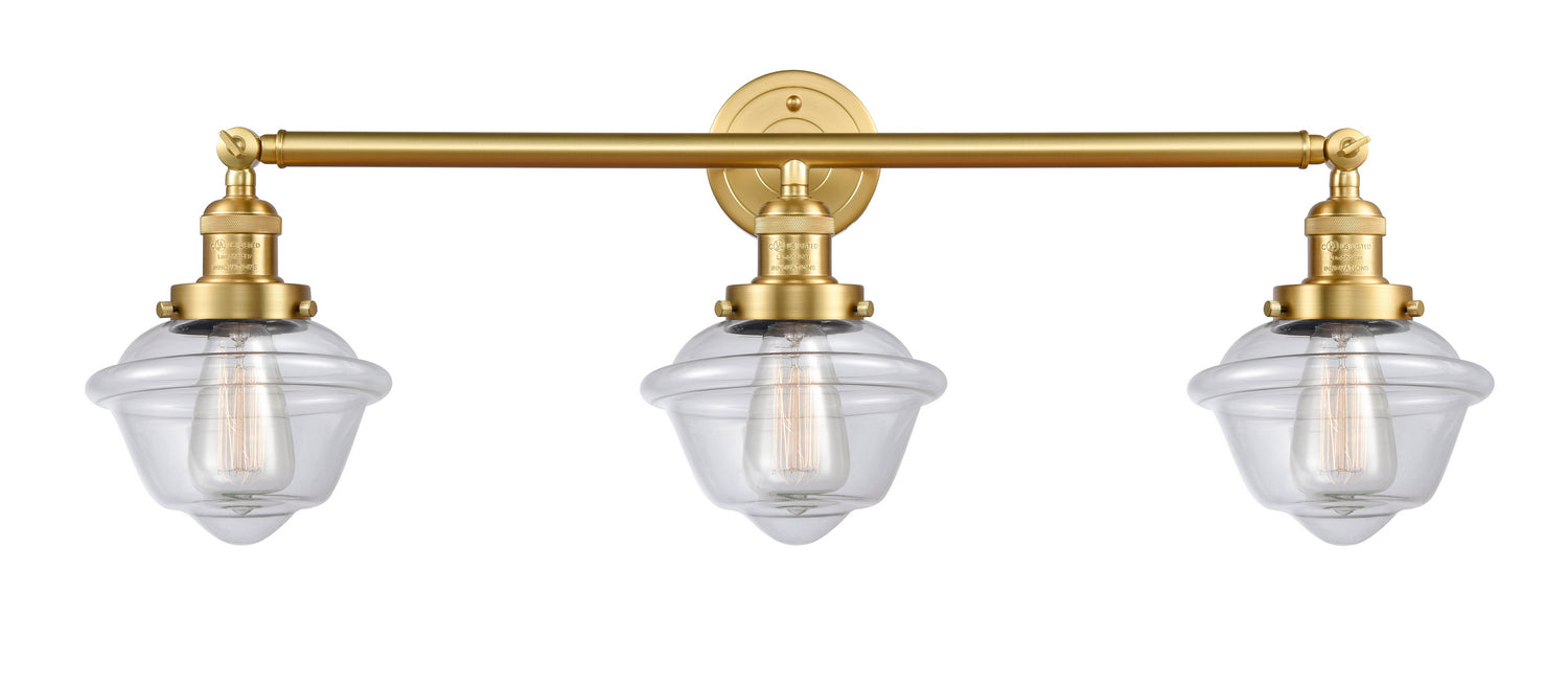Innovations 205-SG-G532 Three Light Bath Vanity, Satin Gold