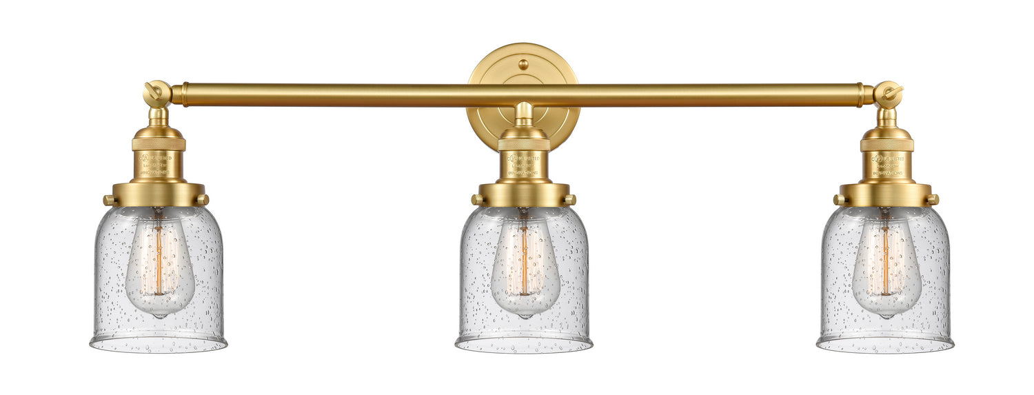 Innovations 205-SG-G54 Three Light Bath Vanity, Satin Gold