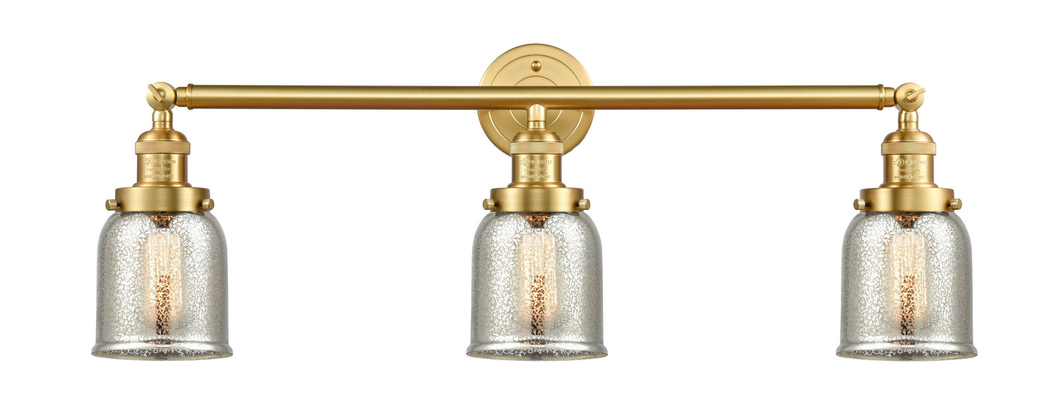 Innovations 205-SG-G58 Three Light Bath Vanity, Satin Gold