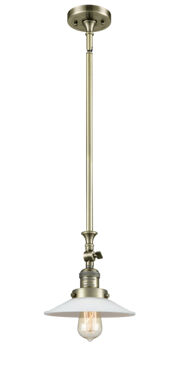 Innovations 206-AB-G1 One Light Mini Pendant, Antique Brass