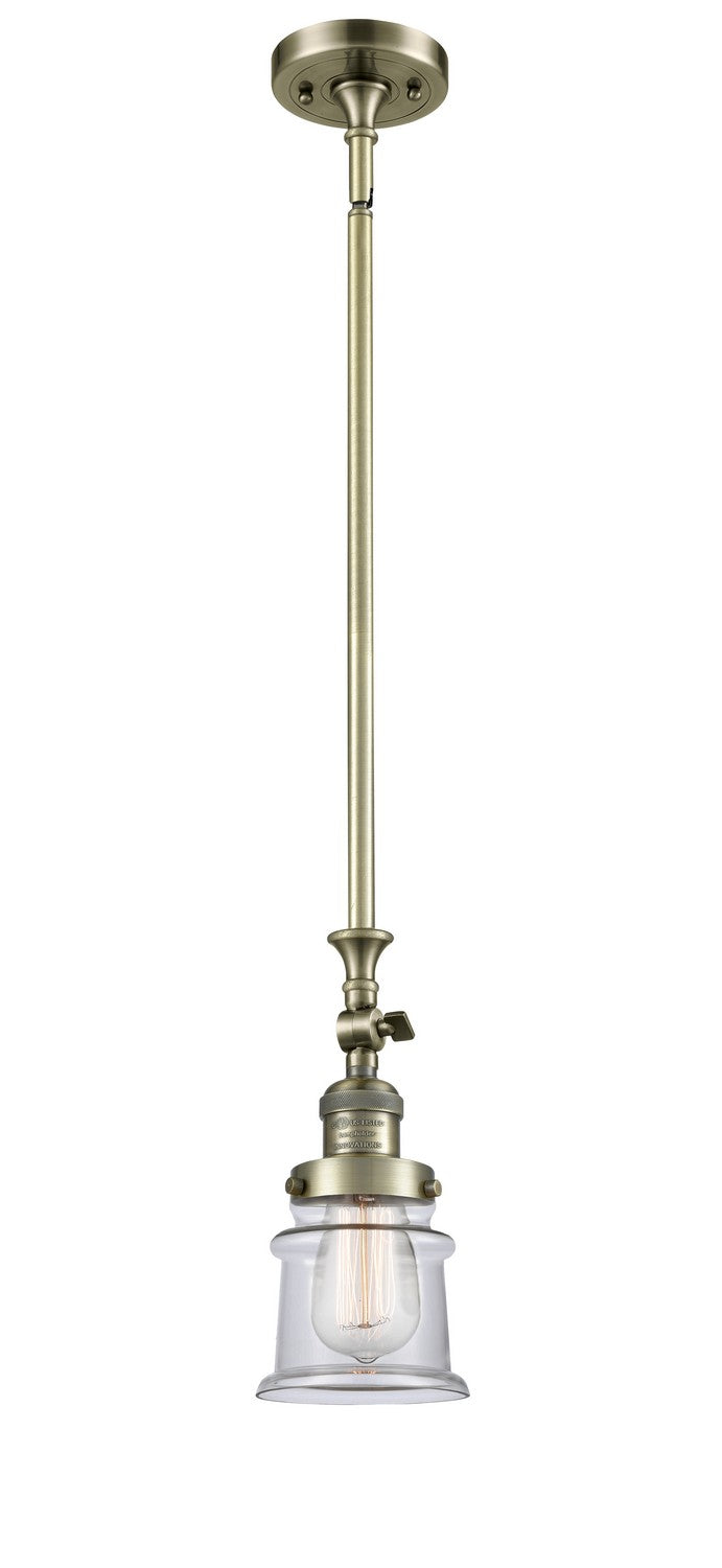 Innovations 206-AB-G182S-LED LED Mini Pendant, Antique Brass