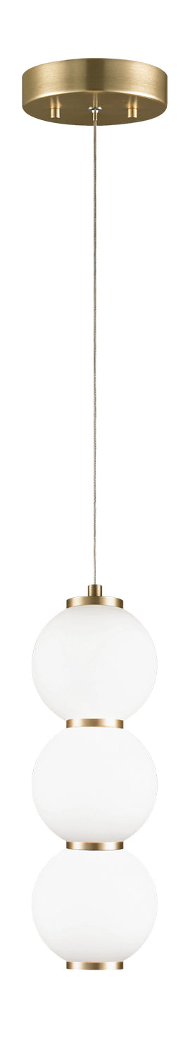 Matteo Lighting C82402OG LED Pendant, Oxidized Gold