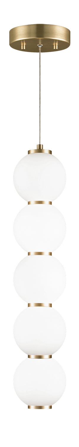 Matteo Lighting C82406OG LED Pendant, Oxidized Gold