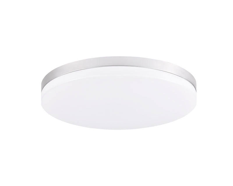 Matteo Lighting M11901PS LED Flush Mount, Painted Silver