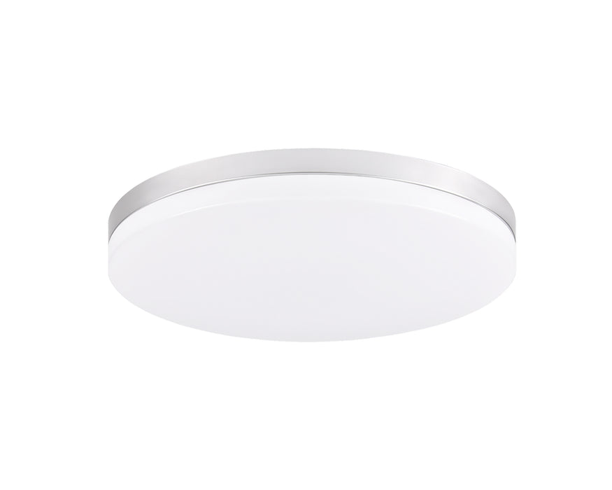 Matteo Lighting M11901PS LED Flush Mount, Painted Silver