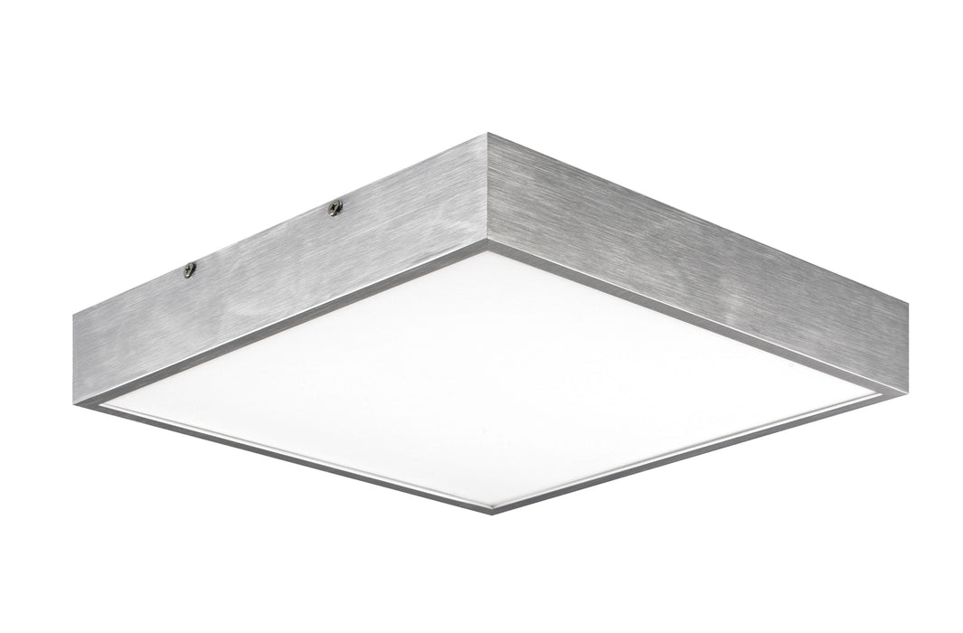 Matteo Lighting M13411AL LED Flush Mount, Aluminum