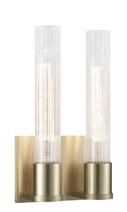 Matteo Lighting S08502OG Two Light Wall Sconce, Oxidized Gold