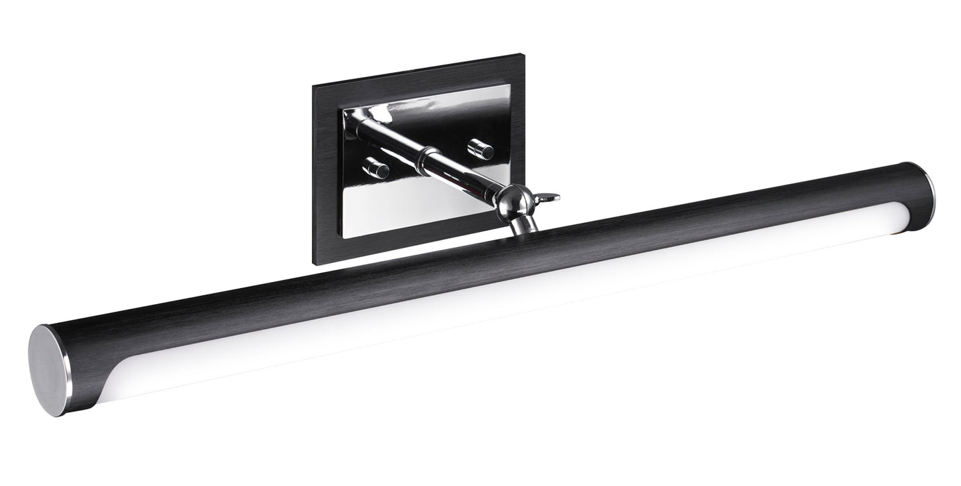 Matteo Lighting S08623OBCH LED Vanity, Oxidized Black & Chrome