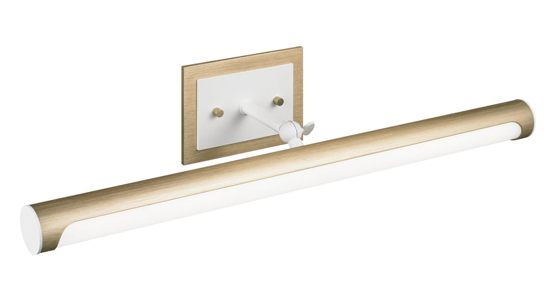 Matteo Lighting S08623OGWH LED Vanity, Oxidized Gold & White