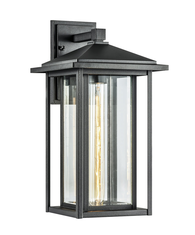 Matteo Lighting W81202MB One Light Wall Sconce, Matte Black