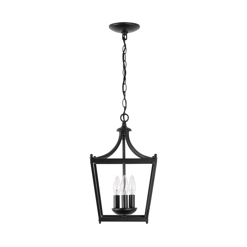 Capital Lighting 4036MB Three Light Foyer, Matte Black