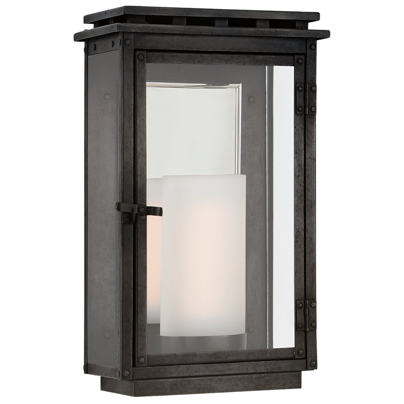 Visual Comfort Signature CHO 2604AI-CG One Light Wall Lantern, Aged Iron