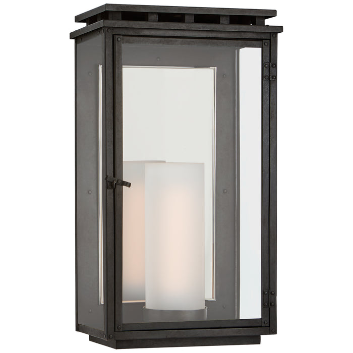 Visual Comfort Signature CHO 2605AI-CG One Light Wall Lantern, Aged Iron