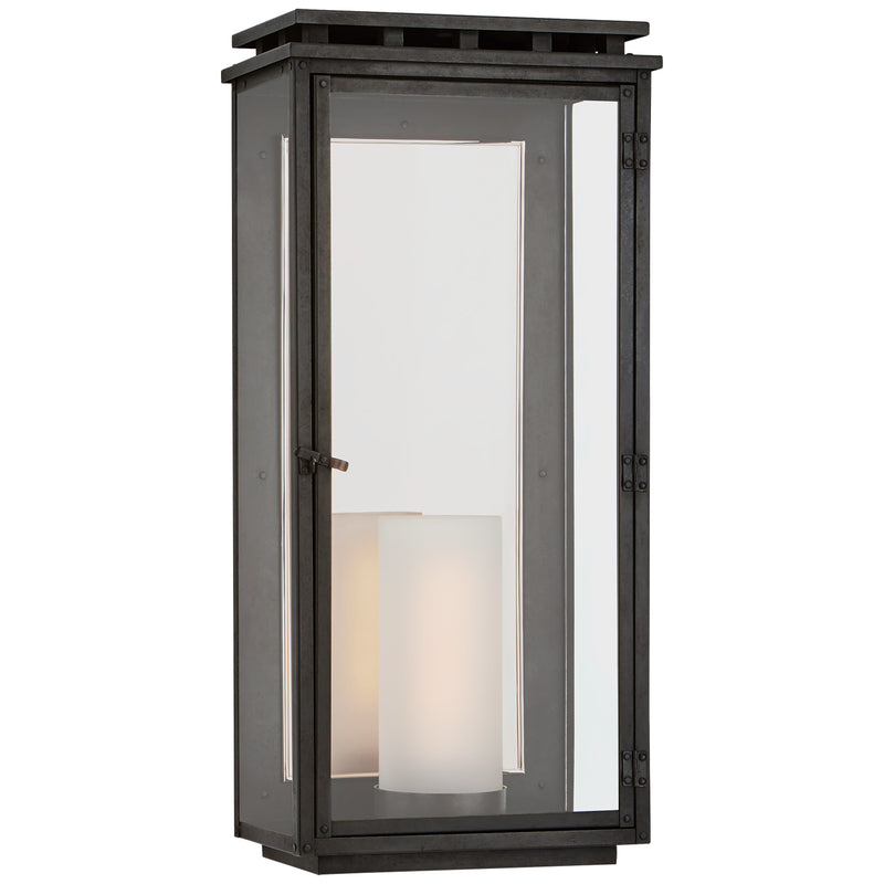 Visual Comfort Signature CHO 2606AI-CG One Light Wall Lantern, Aged Iron