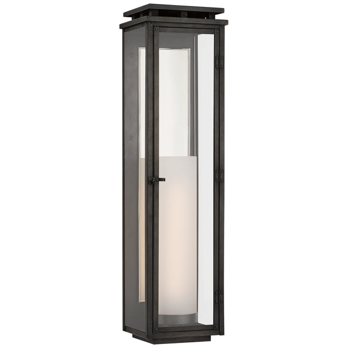 Visual Comfort Signature CHO 2607AI-CG One Light Wall Lantern, Aged Iron