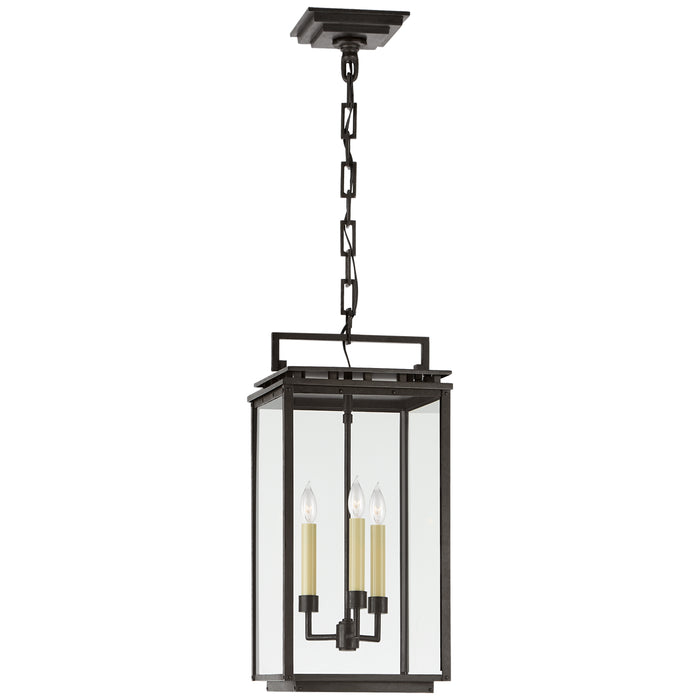 Visual Comfort Signature CHO 5605AI-CG Three Light Hanging Lantern, Aged Iron