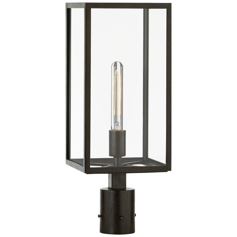Visual Comfort Signature CHO 7933AI-CG One Light Post Mount, Aged Iron