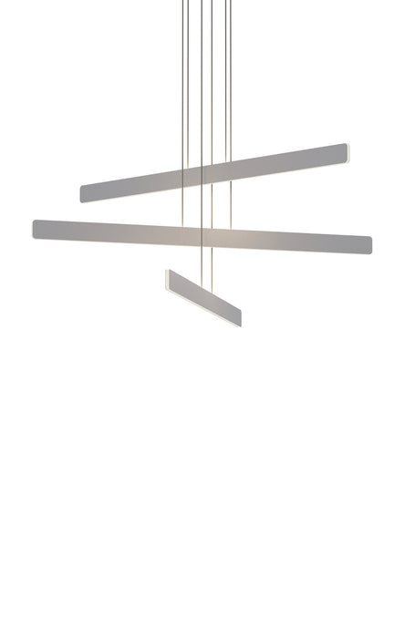 Koncept SUB-C3-SW-SIL LED Pendant, Silver