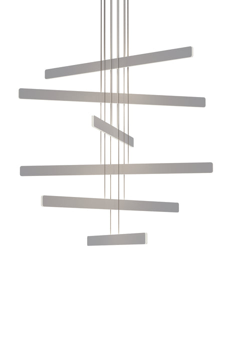 Koncept SUB-C6-SW-SIL LED Pendant, Silver