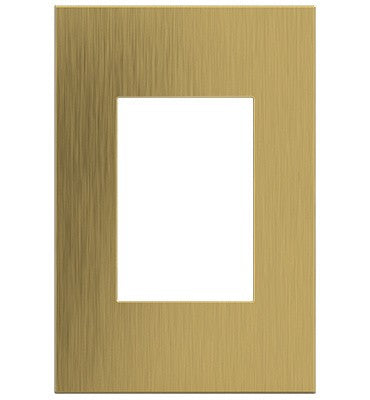 Legrand AWC1G3BSB4 Wall Plate, Brass