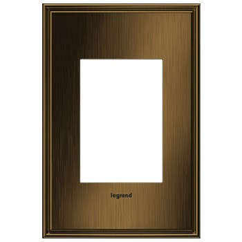 Legrand AWC1G3COF4 Wall Plate, Coffee
