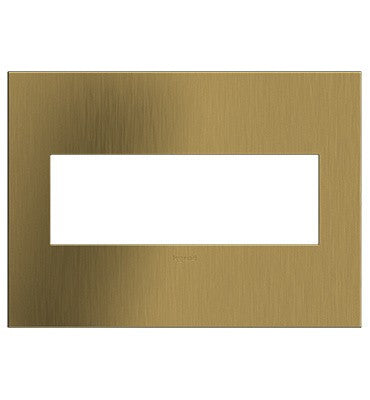 Legrand AWC3GBSB4 Wall Plate, Brass