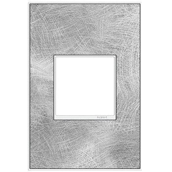 Legrand AWM1G2SP4 Gang Wall Plate, Spiraled Stainless