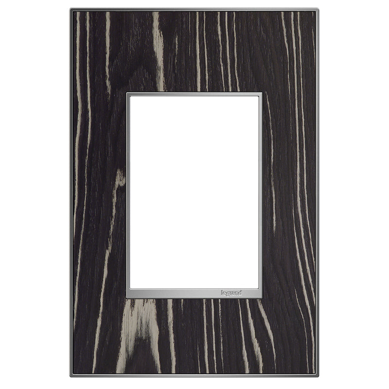 Legrand AWM1G3MA4 Gang Wall Plate, Macassar
