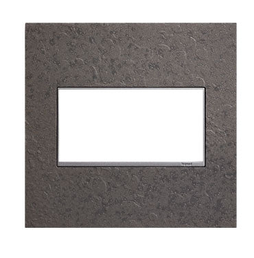 Legrand AWM2GHFFE1 2-Gang Wall Plate, Natural Iron