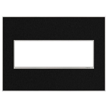 Legrand AWM3GBLS4 Gang Wall Plate, Black