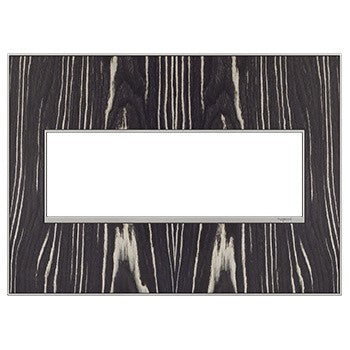 Legrand AWM3GMA4 Gang Wall Plate, Macassar
