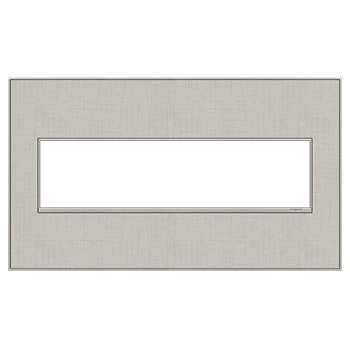 Legrand AWM4GTL4 Gang Wall Plate, Linen