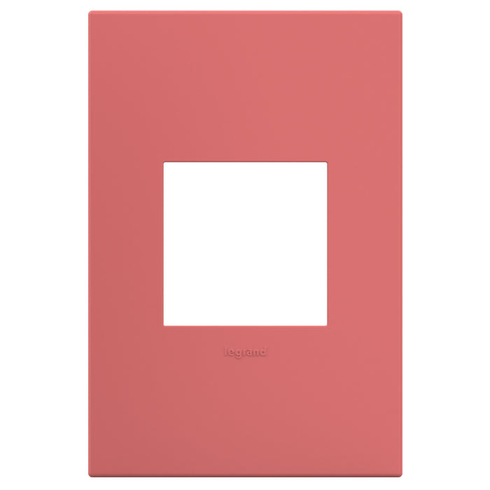 Legrand AWP1G2HB4 Gang Wall Plate, Hibiscus