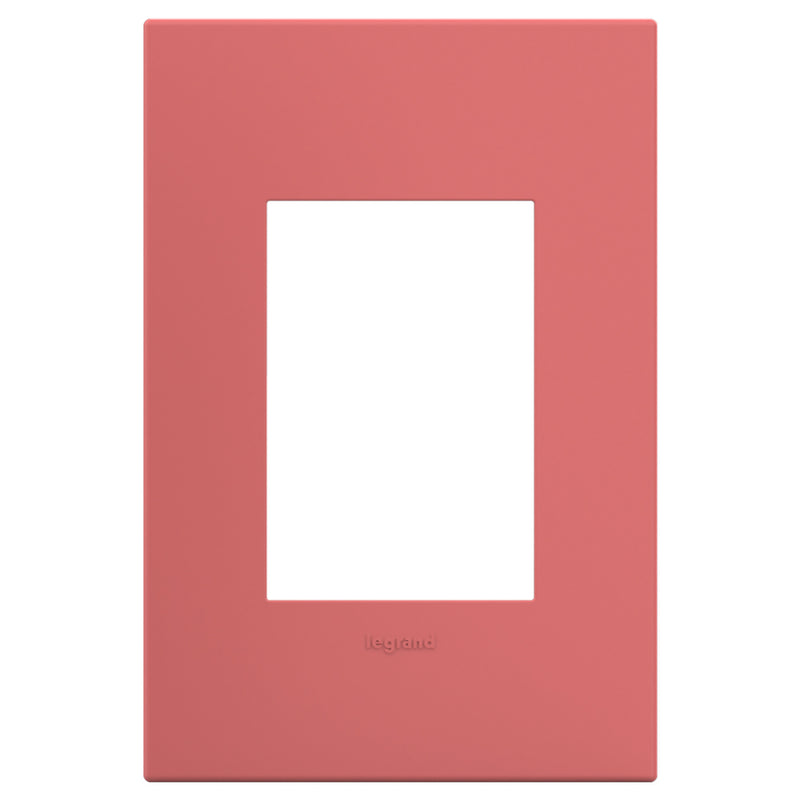 Legrand AWP1G3HB4 Gang Wall Plate, Hibiscus
