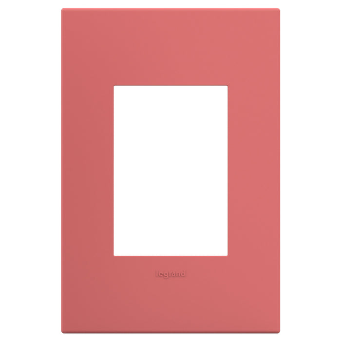 Legrand AWP1G3HB4 Gang Wall Plate, Hibiscus