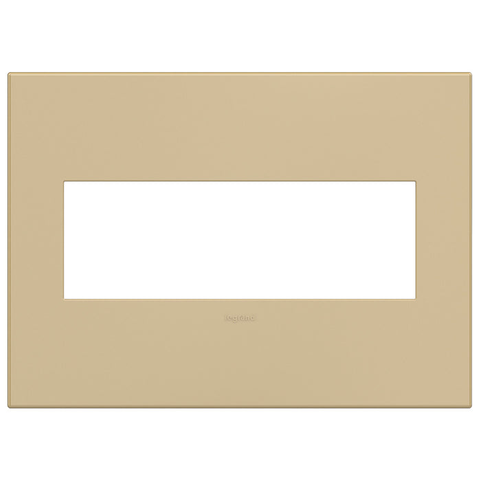 Legrand AWP3GGS4 Gang Wall Plate, Golden Sands