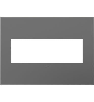 Legrand AWP3GMG4 Gang Wall Plate, Magnesium
